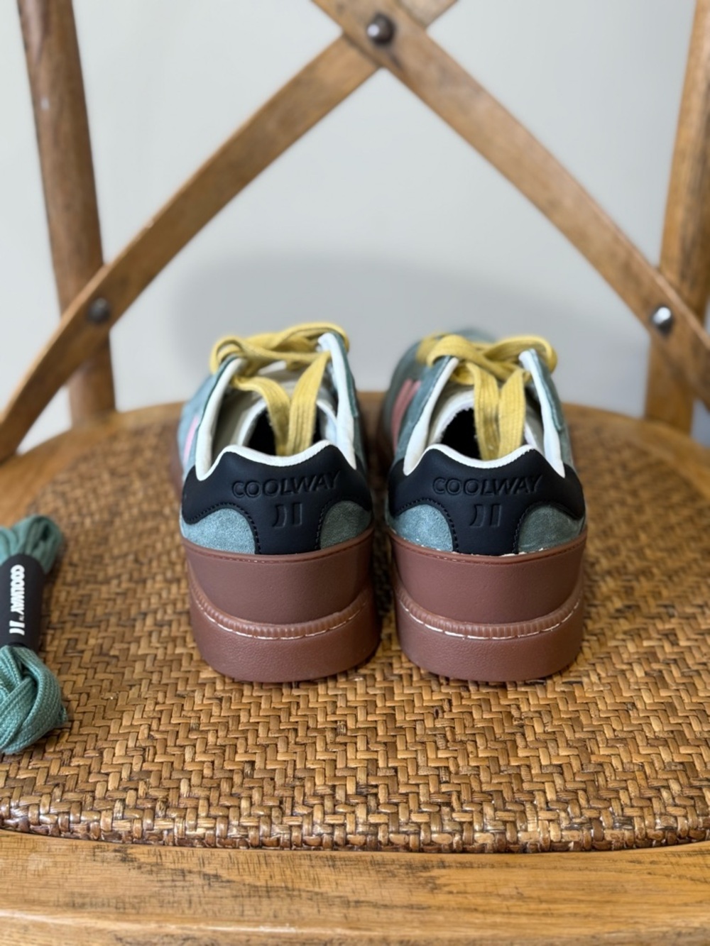 Free People Coolway Goal Sneaker Green - Picture 6 of 8